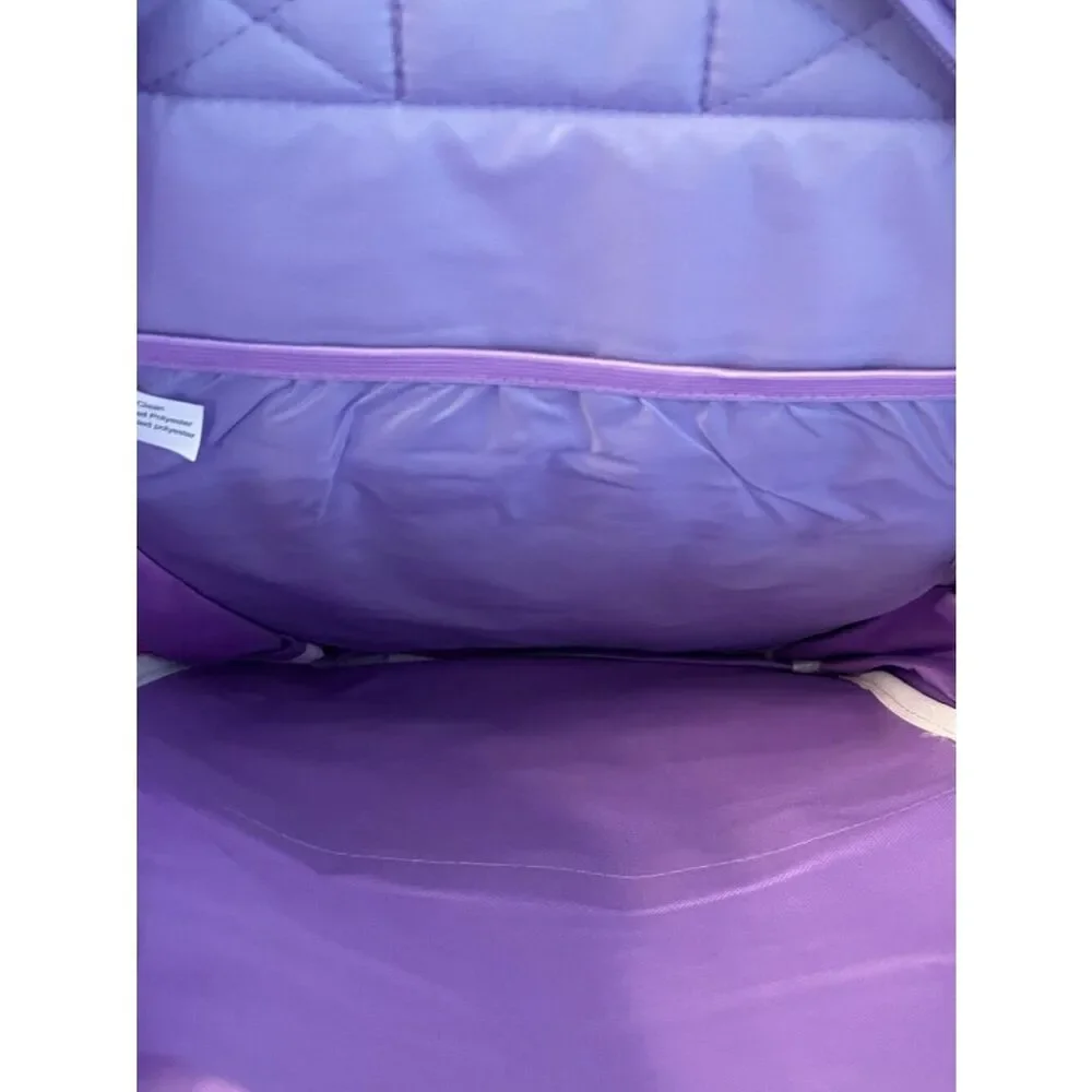 Dealworthy Purple Backpack Padded Laptop Sleeve Bag NWT